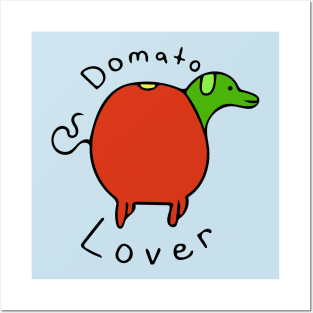 Domato Lover (Dog + Tomato) Posters and Art